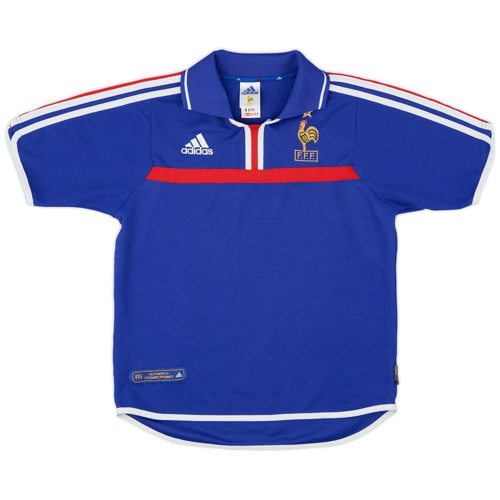 2000-02 France Home Shirt - 6/10 - (Y)