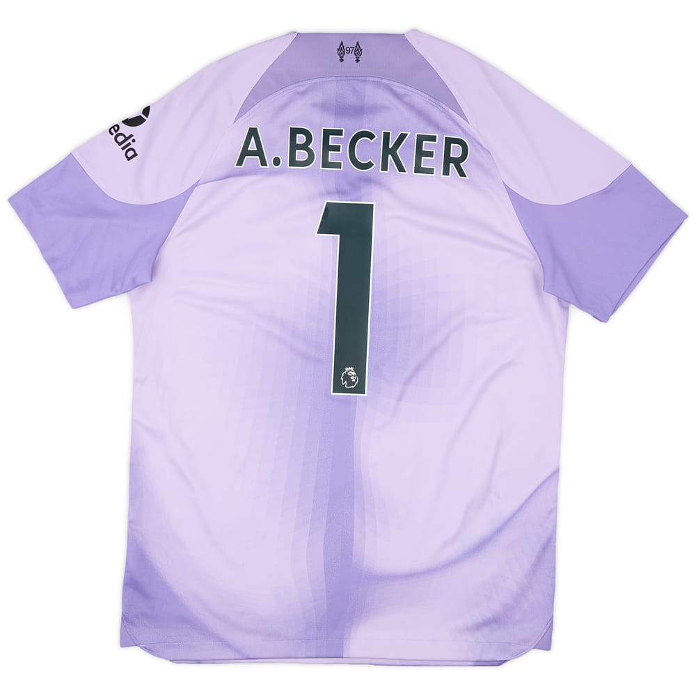2022-23 Liverpool GK S/S Shirt A.Becker #1 - 9/10 - (M)