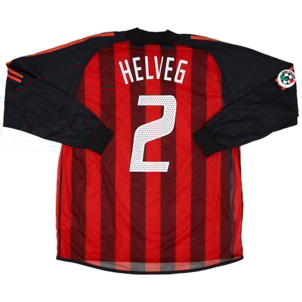 2002-03 AC Milan Match Issue Home Shirt Helveg #2