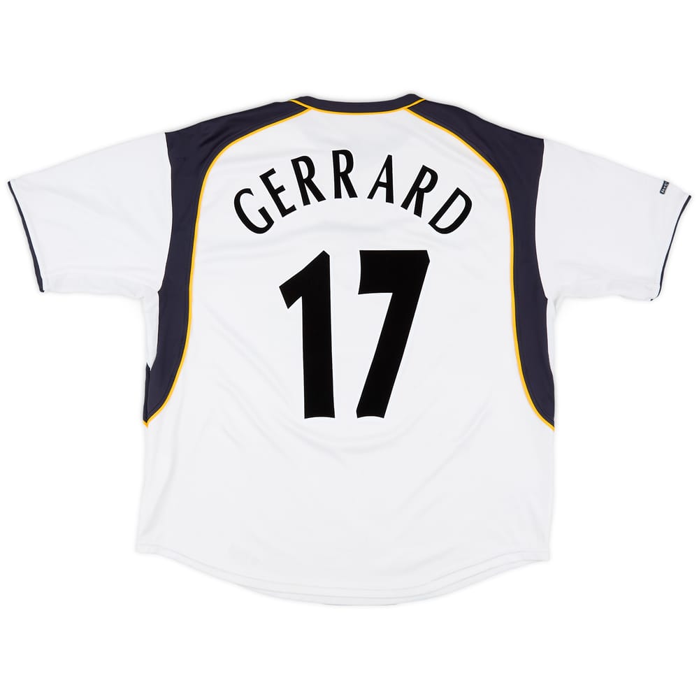 2001-03 Liverpool Away Shirt Gerrard #17 - 7/10 - (XL)