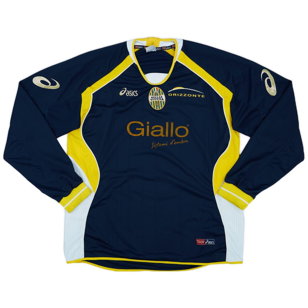 2009-10 Hellas Verona Asics Training L/S Shirt - 5/10 - (XL)