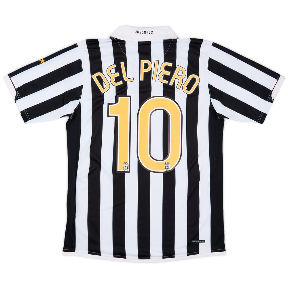 2006-07 Juventus Home Shirt Del Piero #10 - 8/10 - (M)