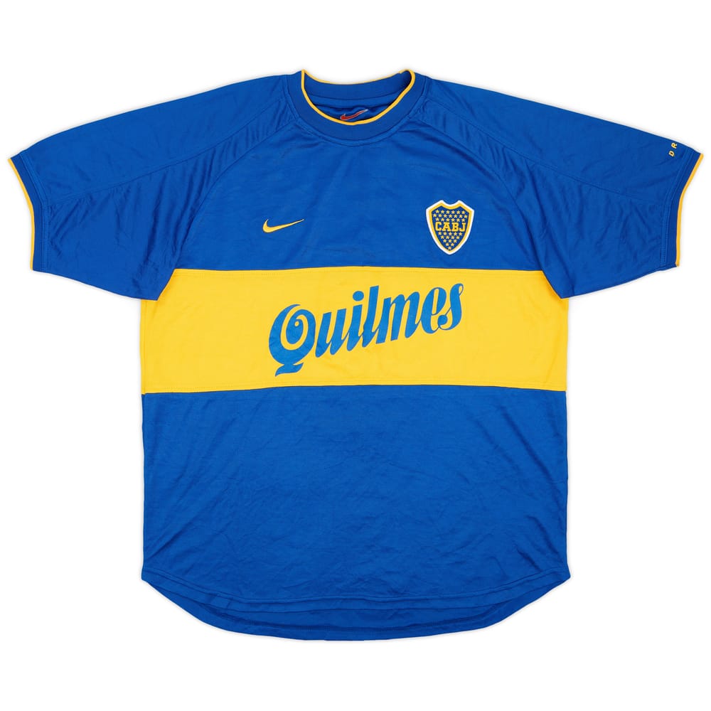 2000-01 Boca Juniors Home Shirt #5 - 9/10 - (M)