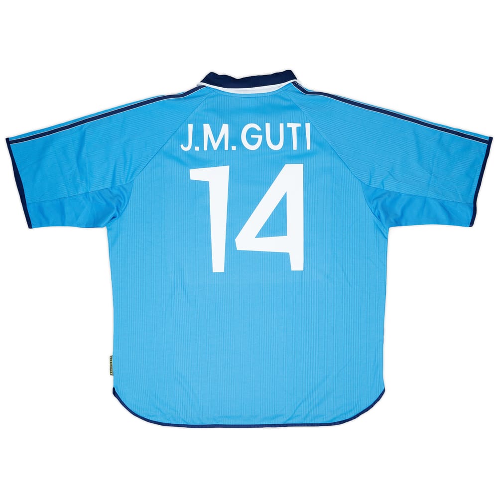 1999-00 Real Madrid Player Issue Third Shirt J. M. Guti #14 - 9/10 - (XXL)