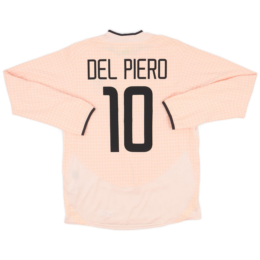 2003-04 Juventus Away L/S Shirt Del Piero #10 - 9/10 - (M)