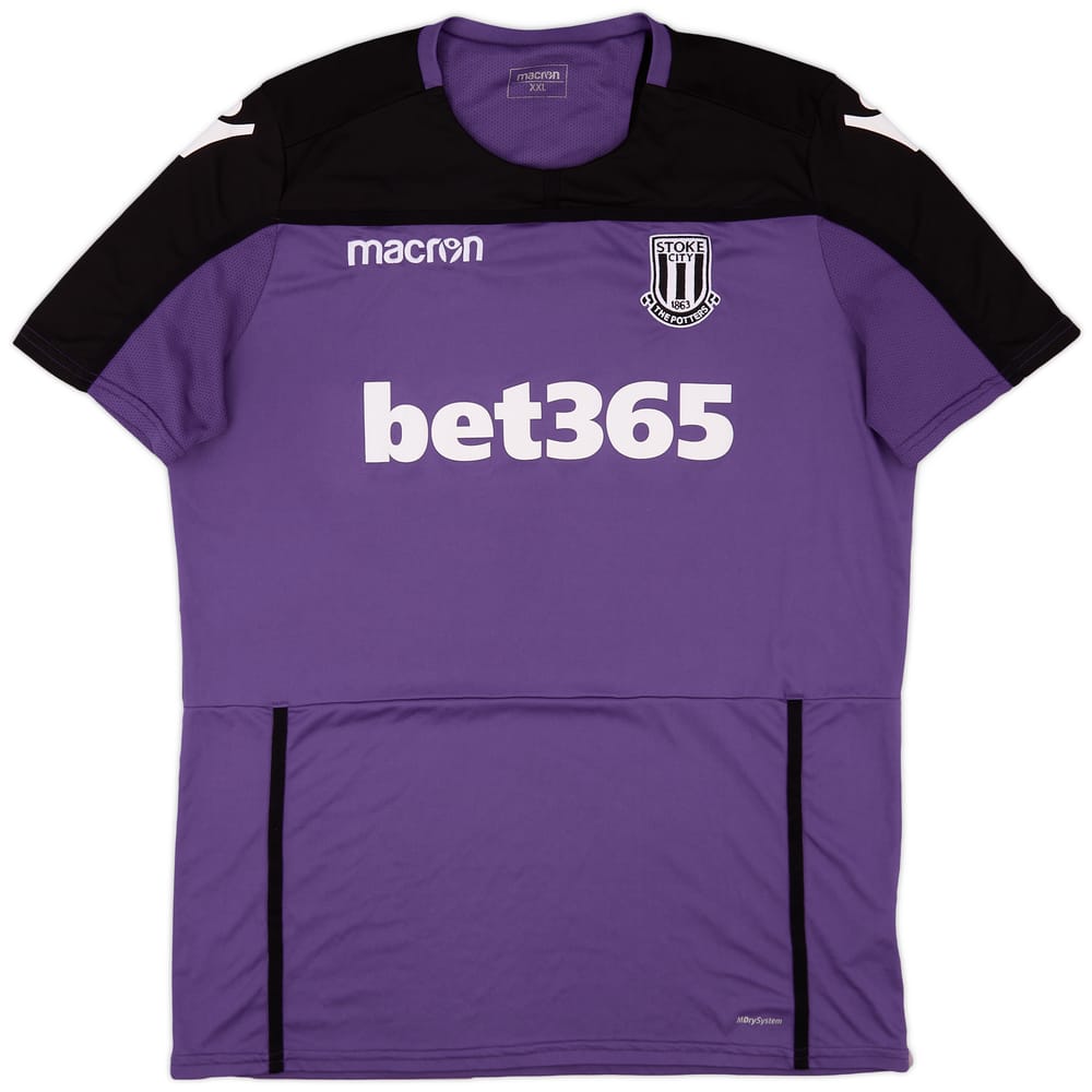 2016-18 Stoke City Macron Training Shirt - 8/10 - (XXL)