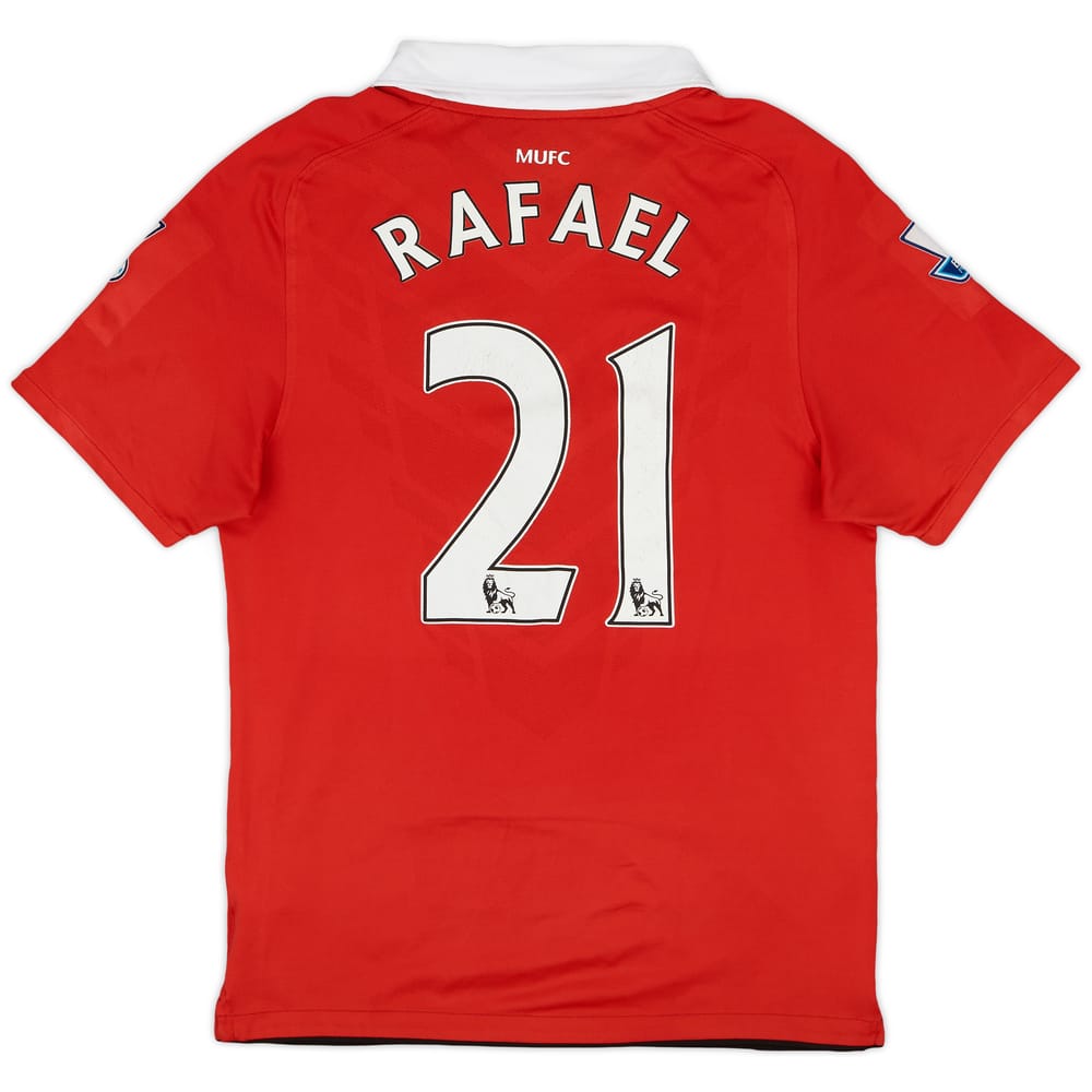 2010-11 Manchester United Home Shirt Rafael #21 - 5/10 - (S)