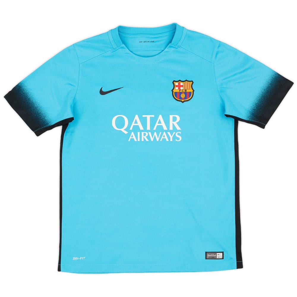 2015-16 Barcelona Third Shirt - 8/10 - (XL.Boys)
