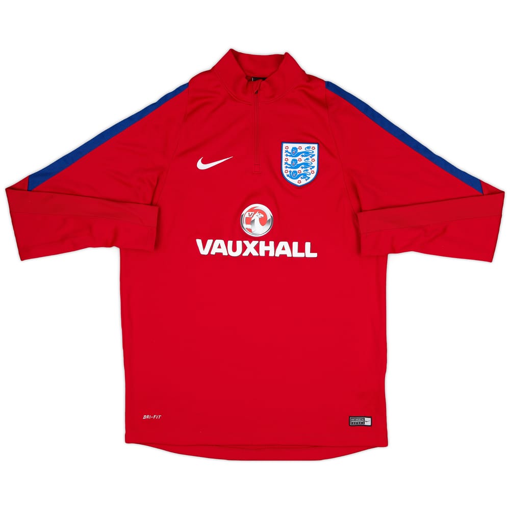 2016-17 England Nike 1/4 Zip Drill Top - 8/10 - (XL)