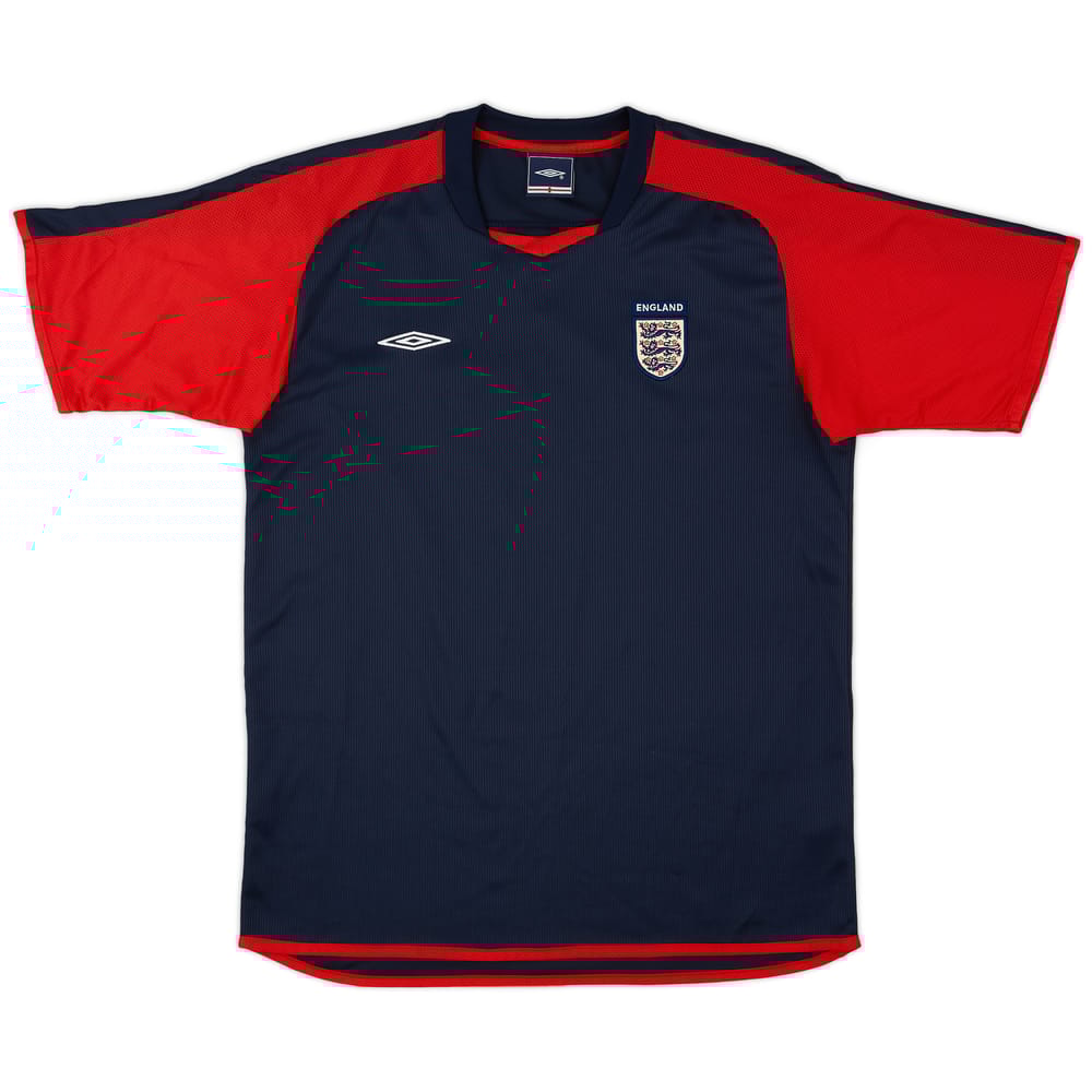 2005-06 England Umbro Training Shirt - 9/10 - (M)