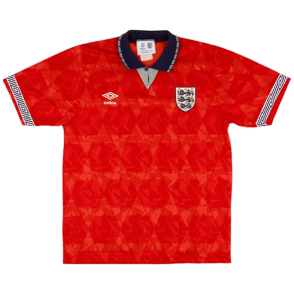 1990-93 England Away Shirt - 8/10 - (L)
