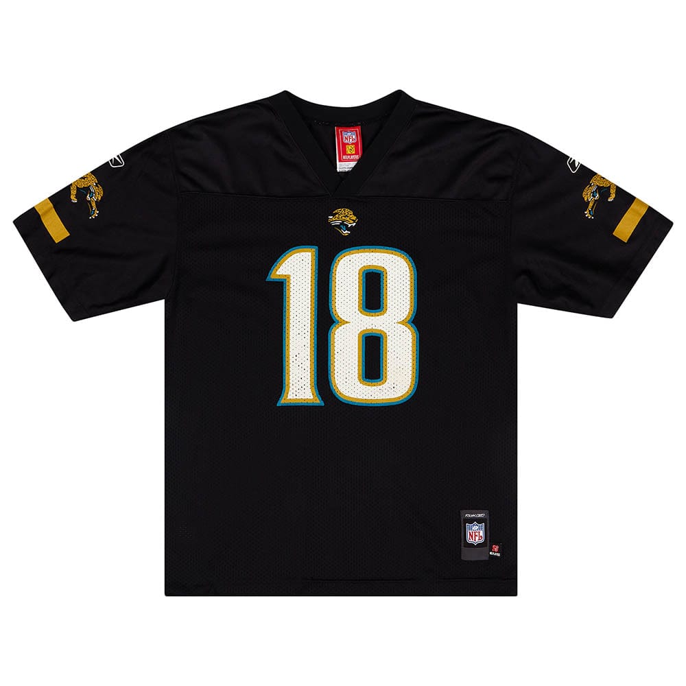 2007 Jacksonville Jaguars M. Jones #18 Reebok Replica Jersey (Alternate) Y