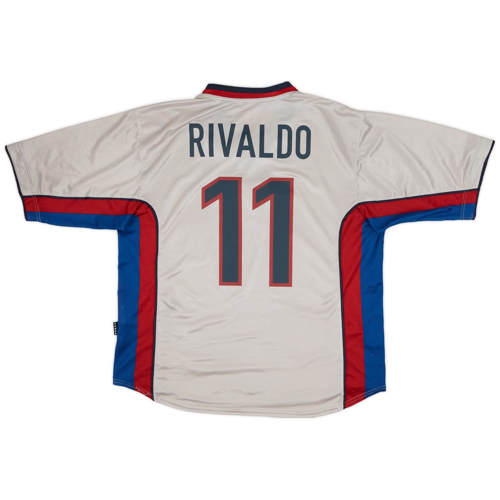 1998-01 Barcelona Away Shirt Rivaldo #11 - 7/10 - (XL)