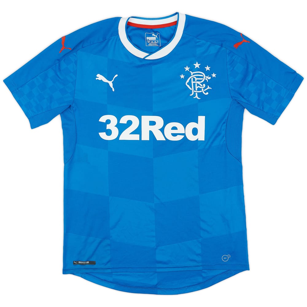 2016-18 Rangers Home Shirt - 8/10 - (S)