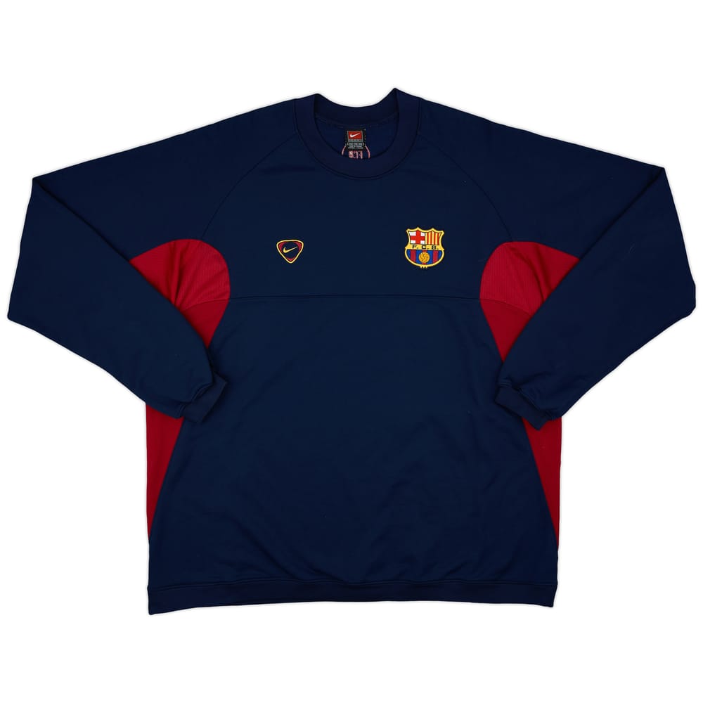2000-01 Barcelona Nike Sweat Top - 9/10 - (XXL)