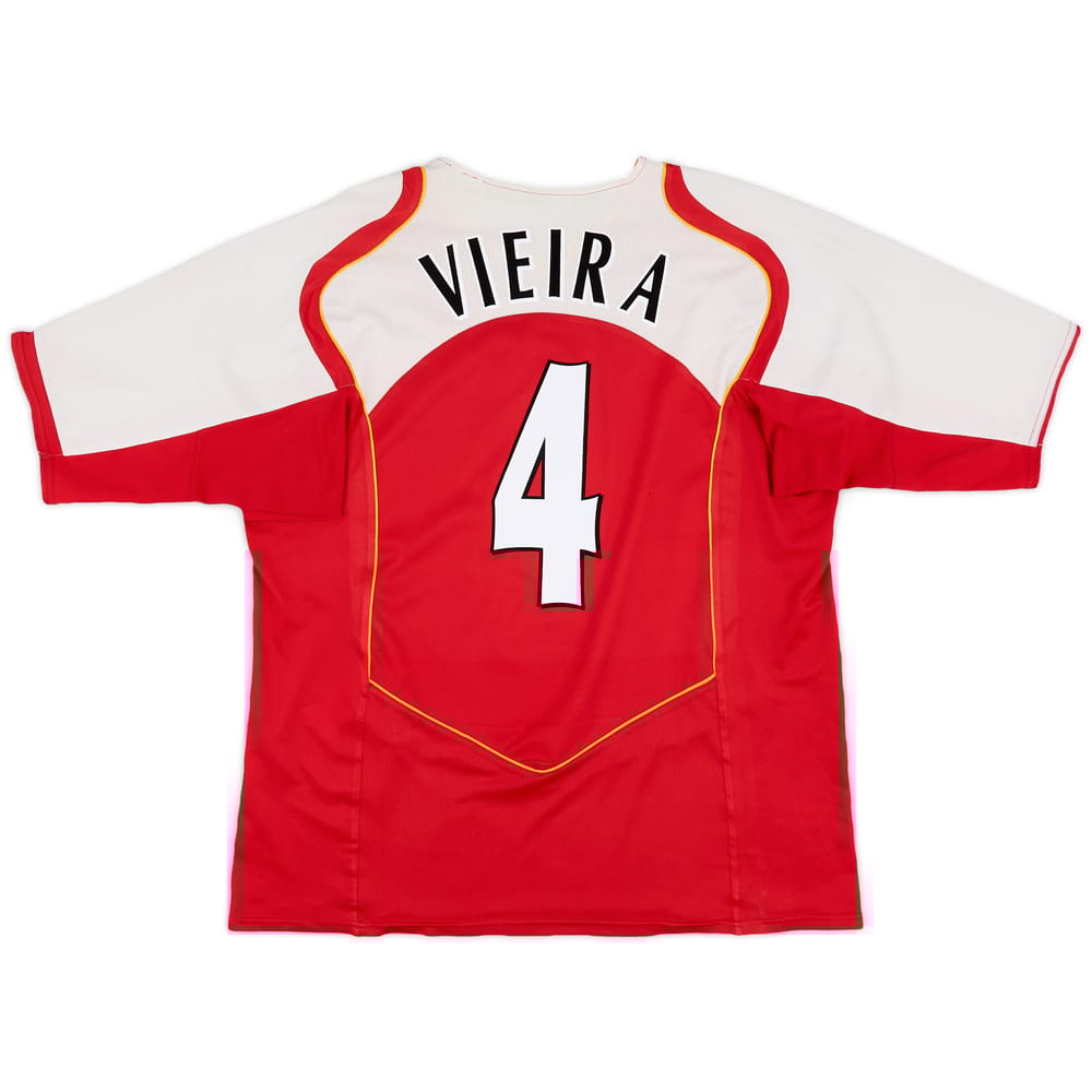 2004-05 Arsenal Home Shirt Vieira #4 - 5/10 - (XXL)