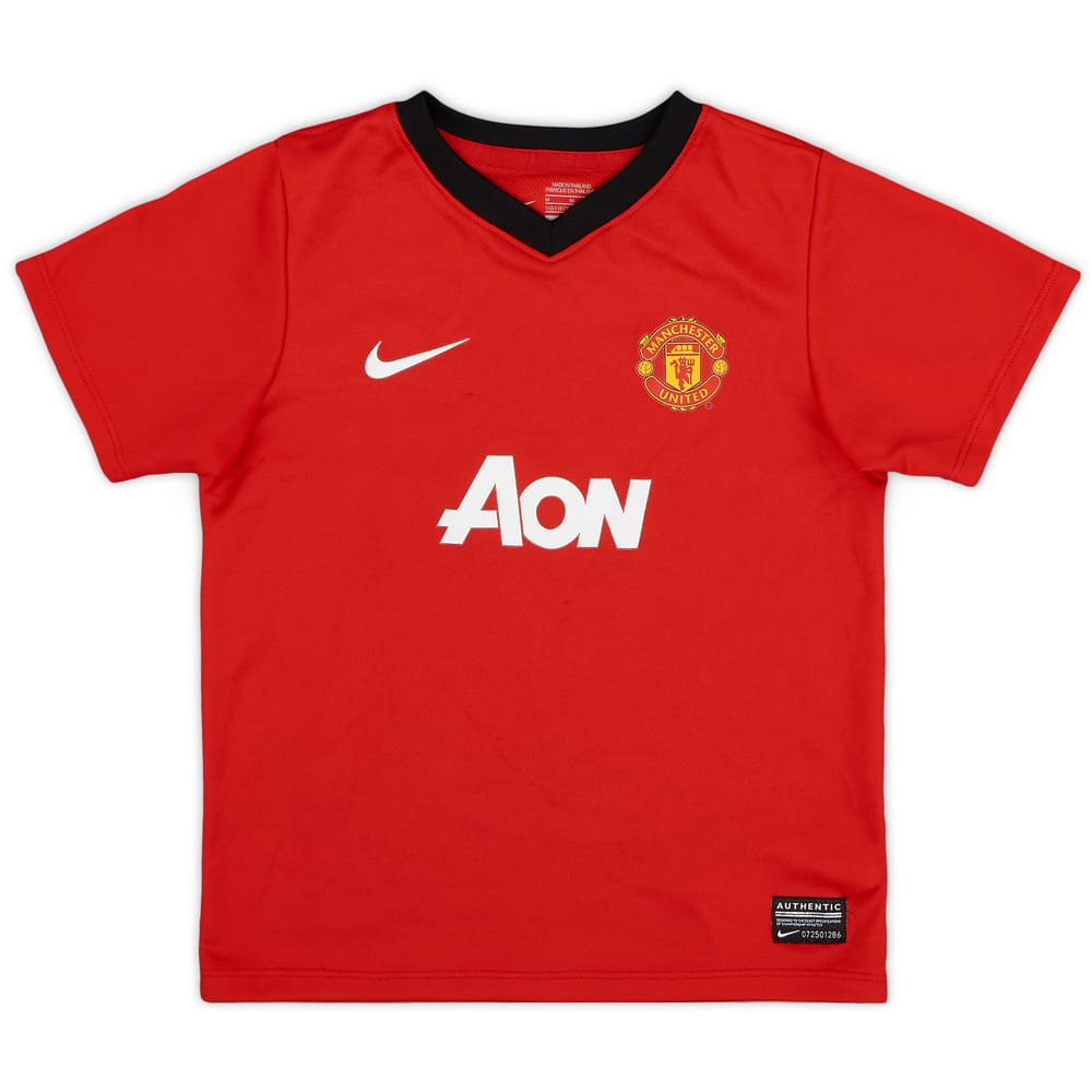 2013-14 Manchester United Home Shirt - 8/10 - (5-6 Years)