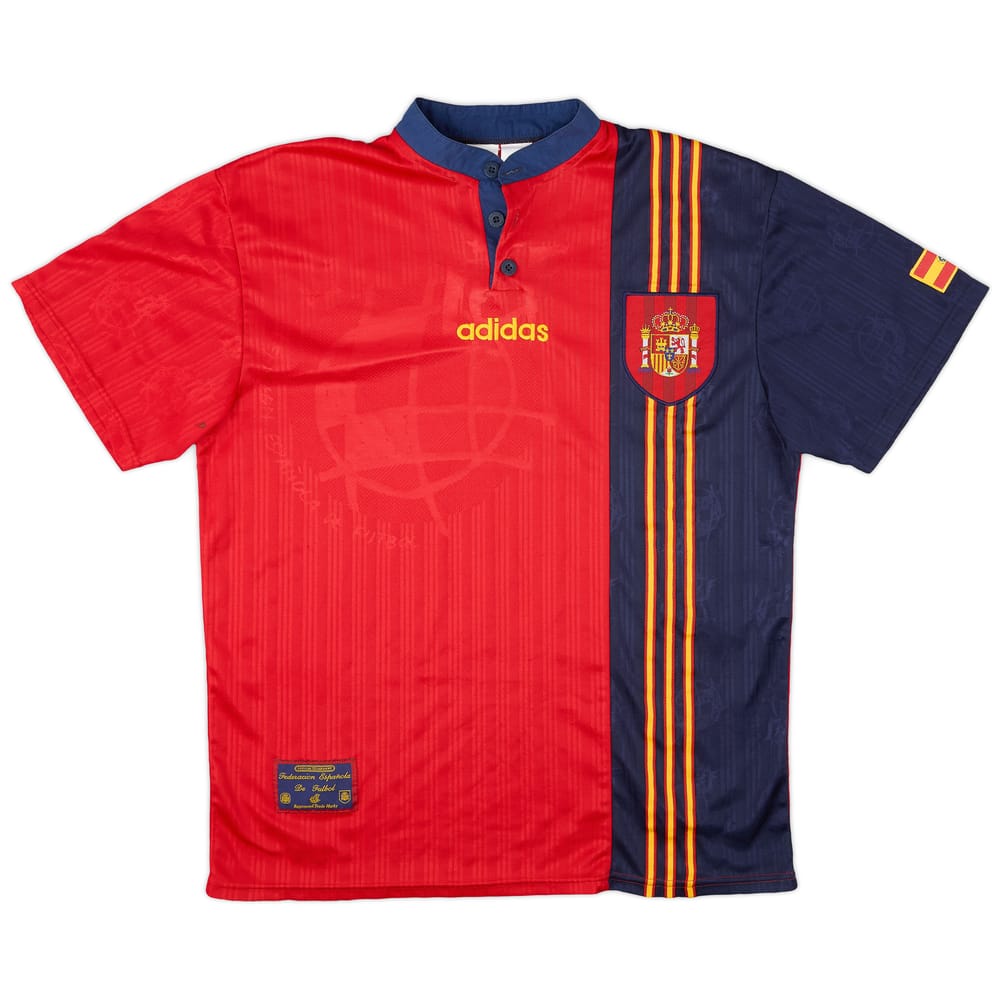 1996-98 Spain Home Shirt - 8/10 - (XL)