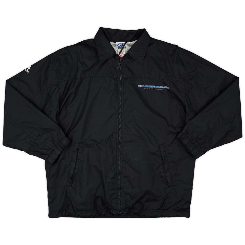1998-99 Club Brugge adidas Coach Jacket - 8/10 - (S)