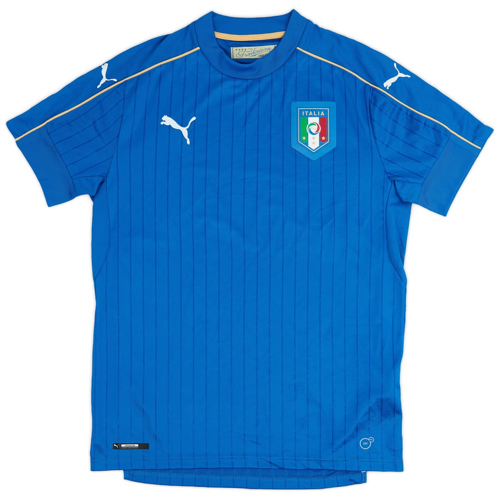 2016-17 Italy Home Shirt - 9/10 - (M)