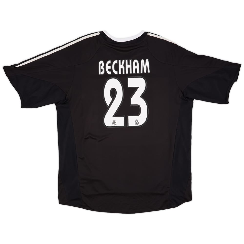 2004-05 Real Madrid Away Shirt Beckham #23 (XL)