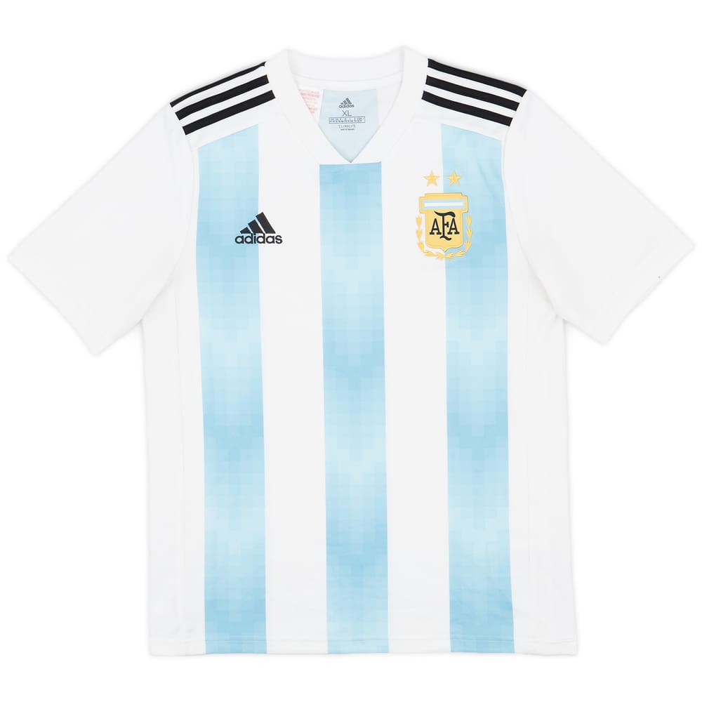 2018-19 Argentina Home Shirt - 7/10 - (XL.Boys)