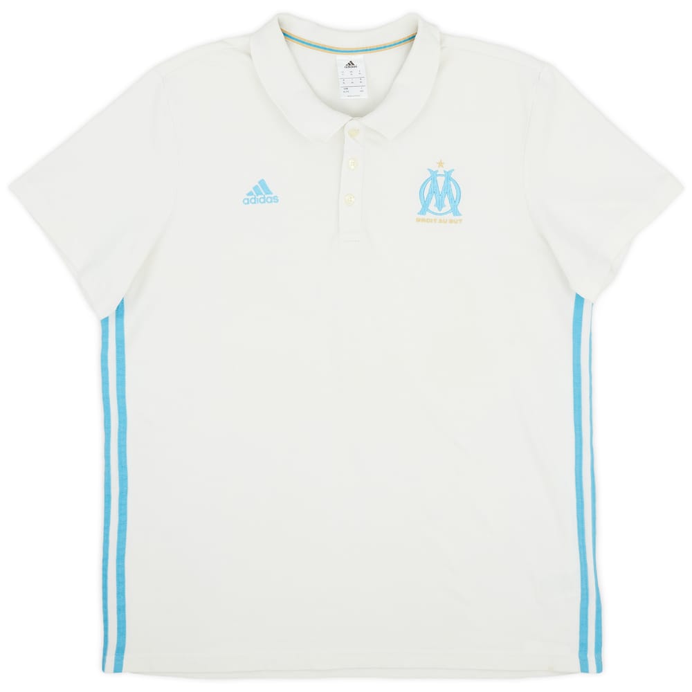 2016-17 Olympique Marseille adidas Polo Shirt - 8/10 - (XL)
