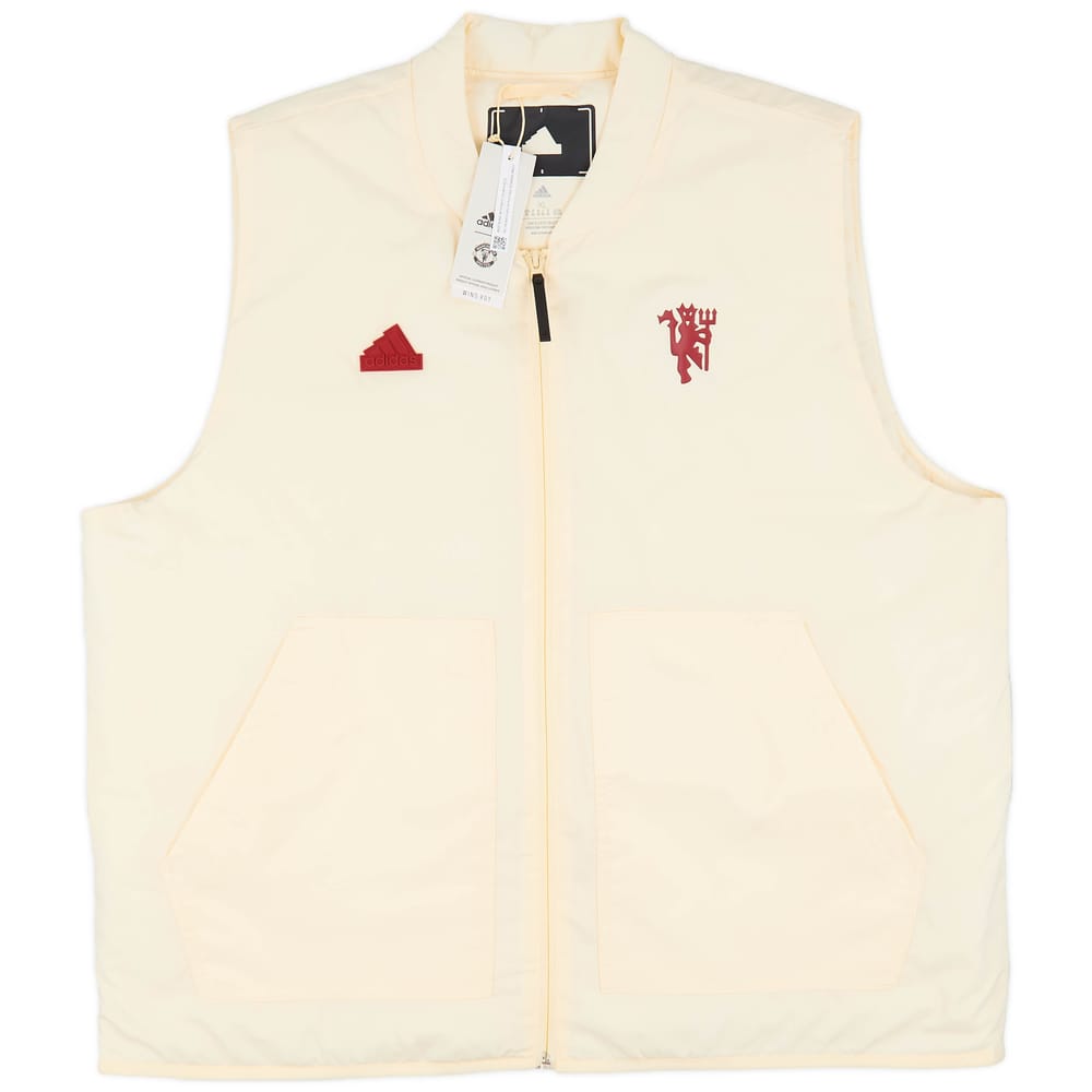 2023-24 Manchester United adidas Lifestyler Windbreaker Gilet (XL)