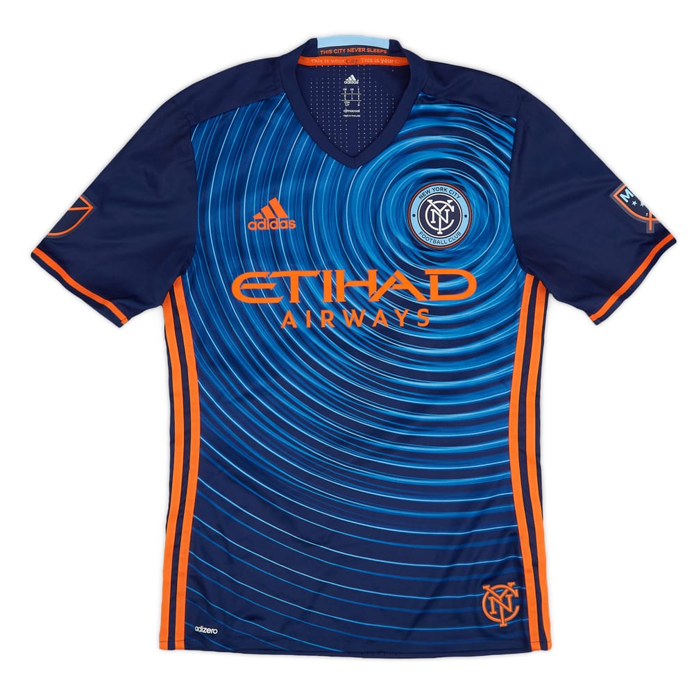 2016-17 New York City Authentic Away Shirt - 9/10 - (S)