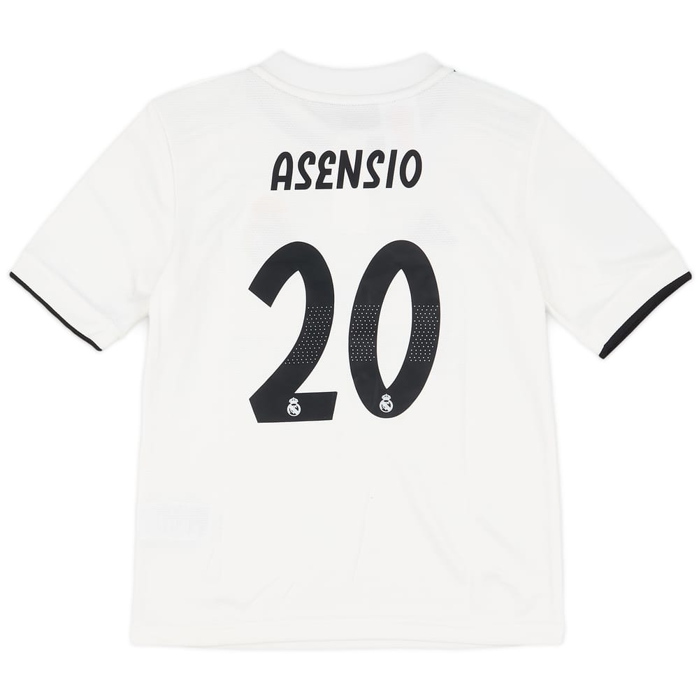 2018-19 Real Madrid Home Shirt Asensio #20 - 9/10 - (M.Boys)