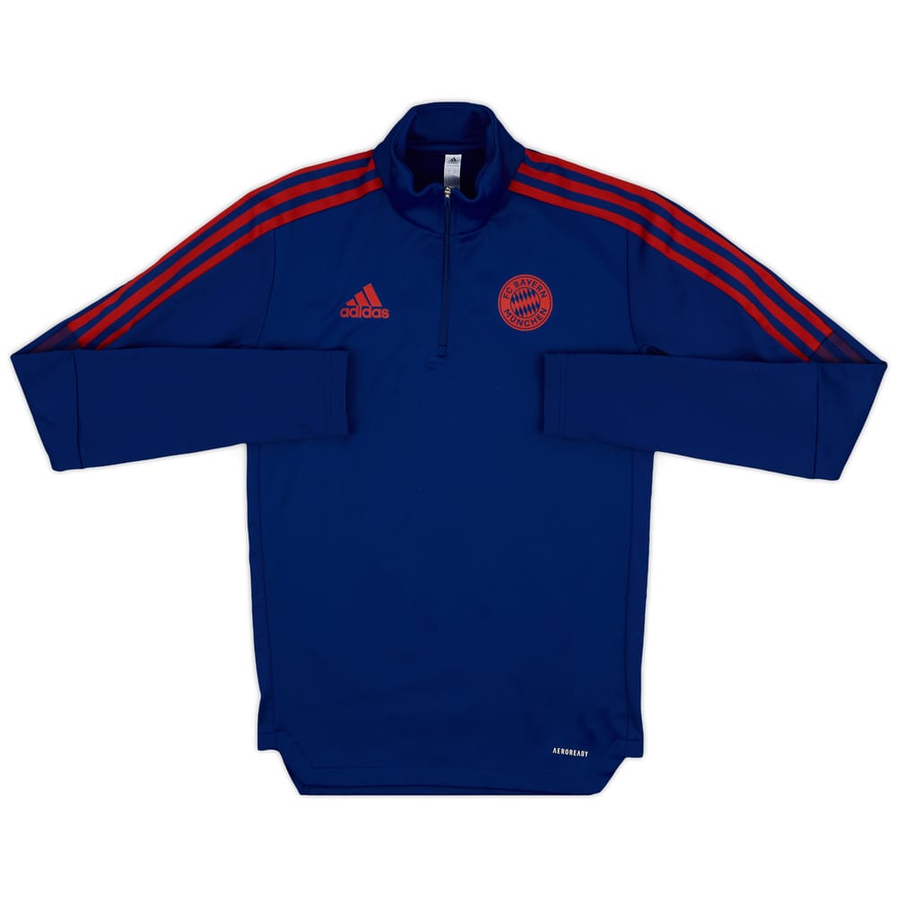 2021-22 Bayern Munich adidas 1/4 Zip Drill Top - 9/10 - (XS)