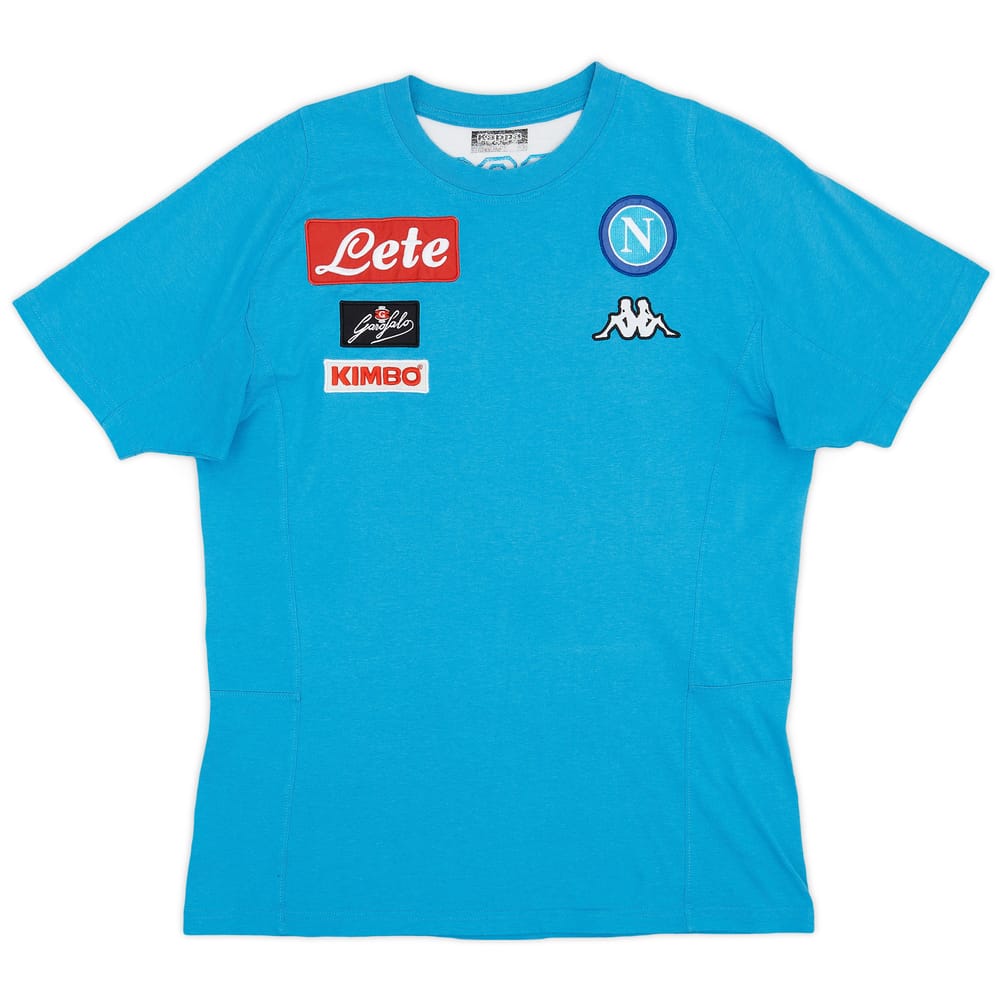 2016-17 Napoli Kappa Cotton Tee - 6/10 - (L)