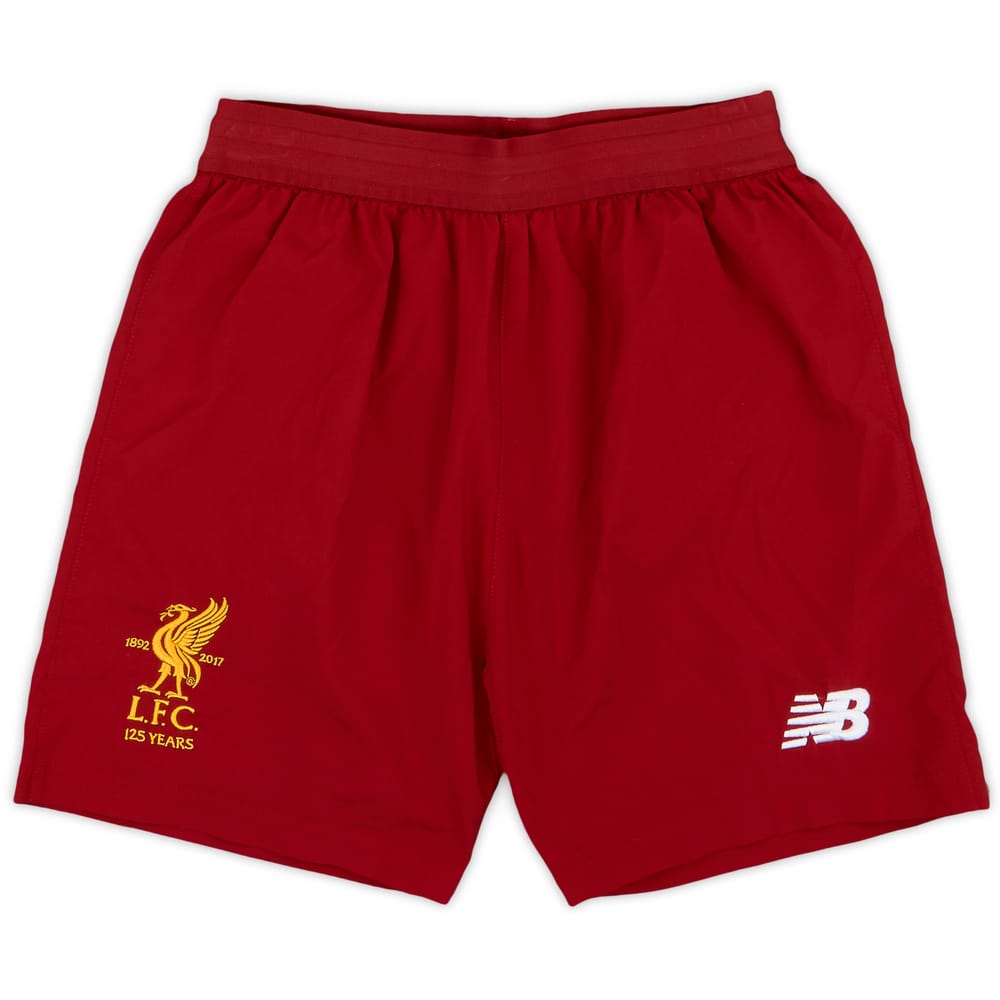 2017-18 Liverpool Home Shorts - 9/10 - (L.Boys)