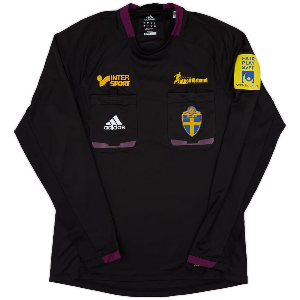 2012-13 Swedish FA adidas Referee L/S Shirt - 9/10 - (M)