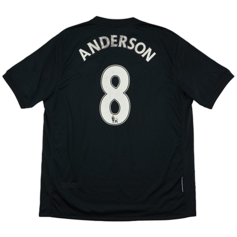 2009-10 Manchester United Away Shirt Anderson #8 - 6/10 - (L)