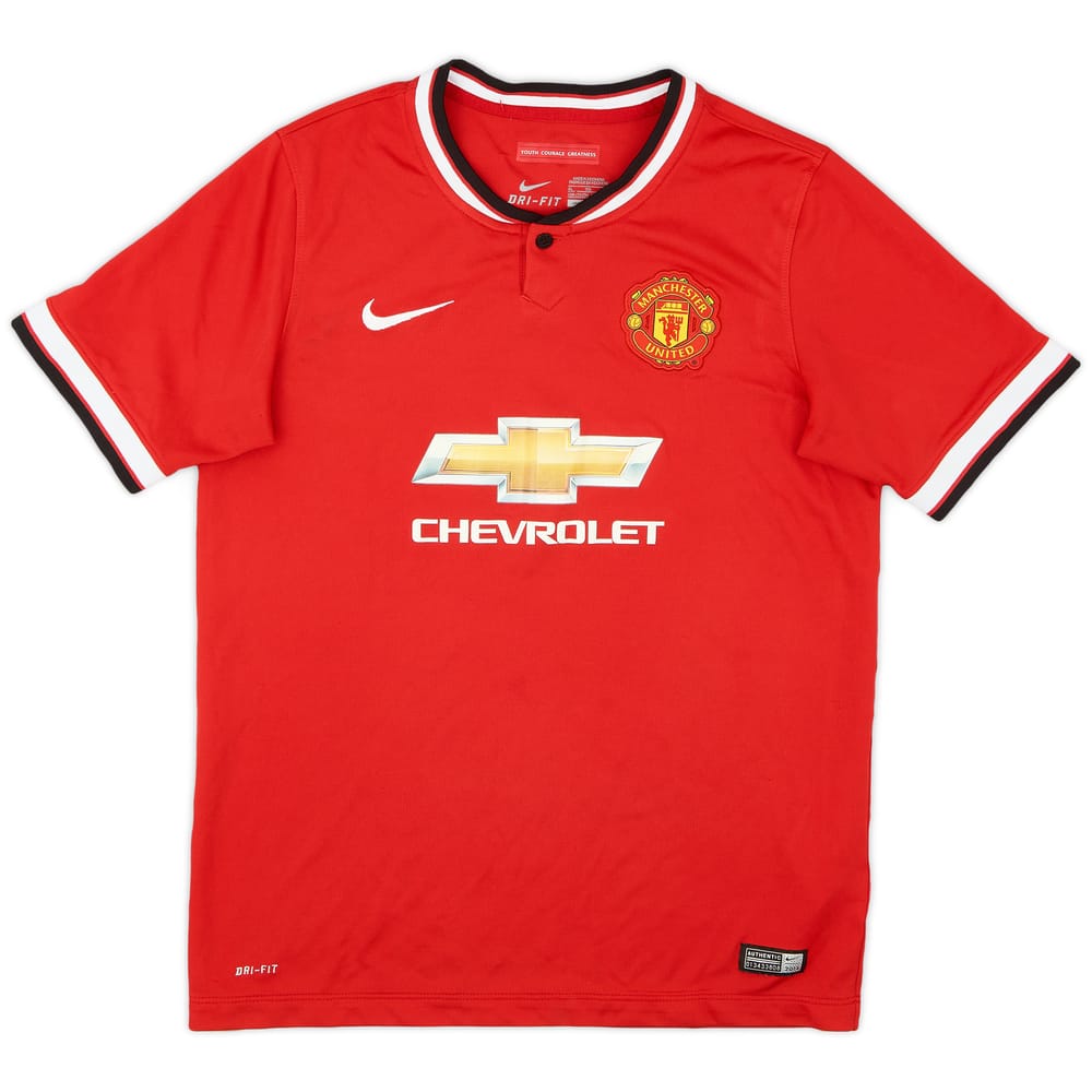 2014-15 Manchester United Home Shirt - 8/10 - (XL.Boys)