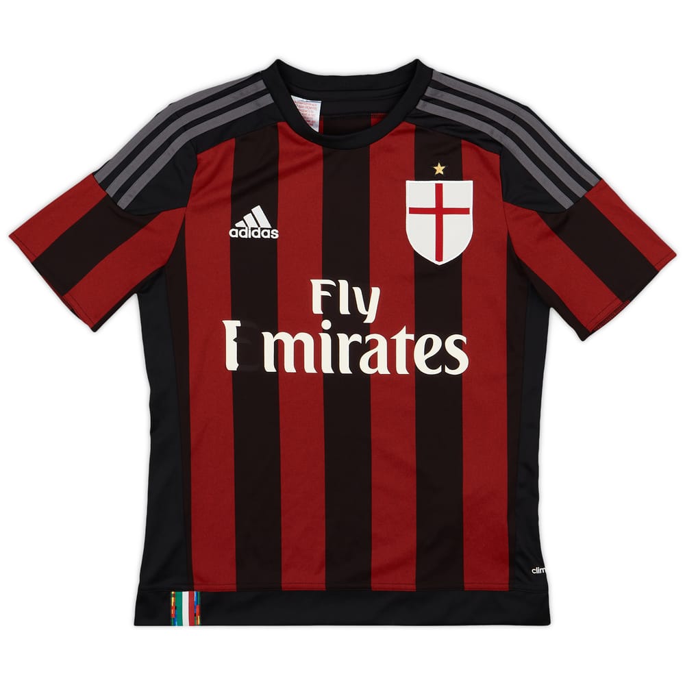 2015-16 AC Milan Home Shirt - 5/10 - (L.Boys)