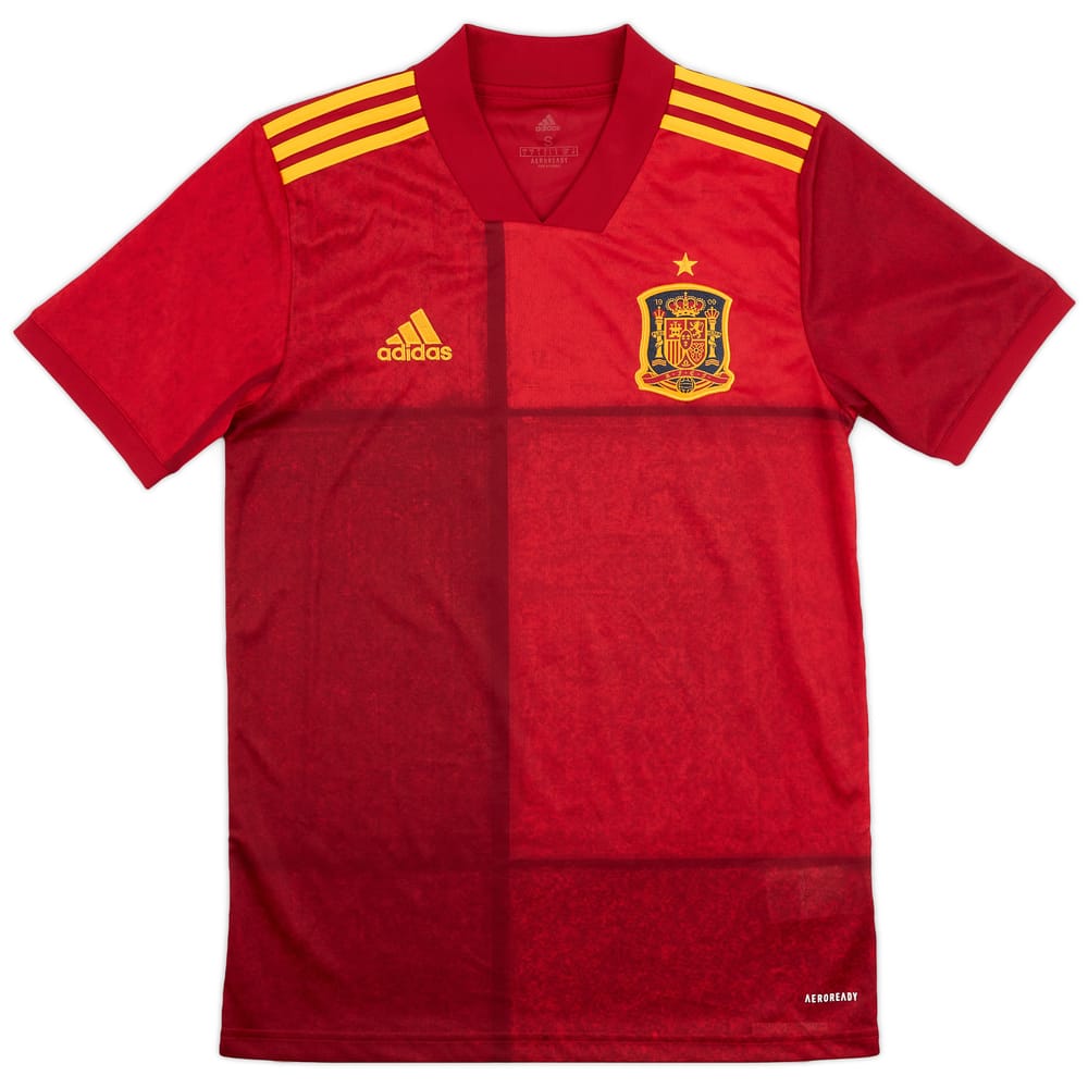 2020-21 Spain Home Shirt - 10/10 - (S)