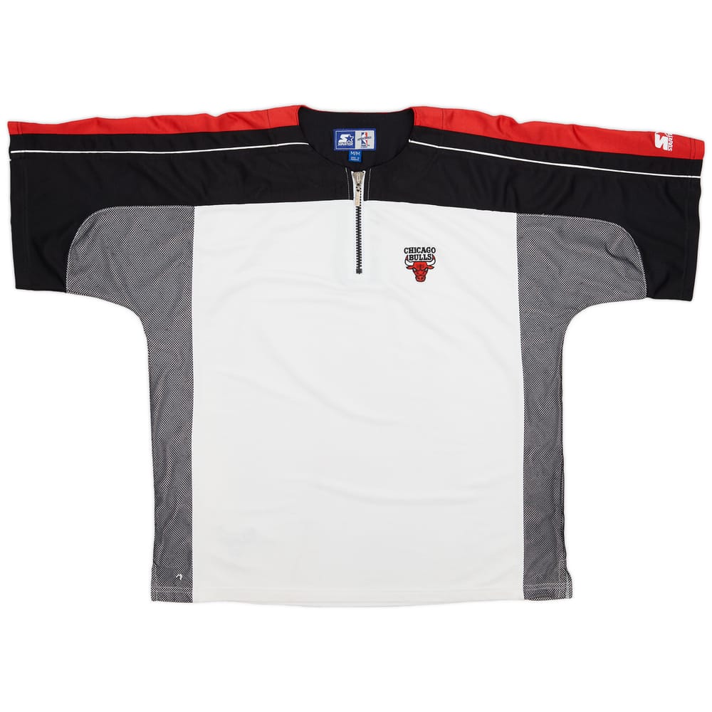 1990s Chicago Bulls Starter 1/4 Zip Shooting Shirt - 5/10 - (M)