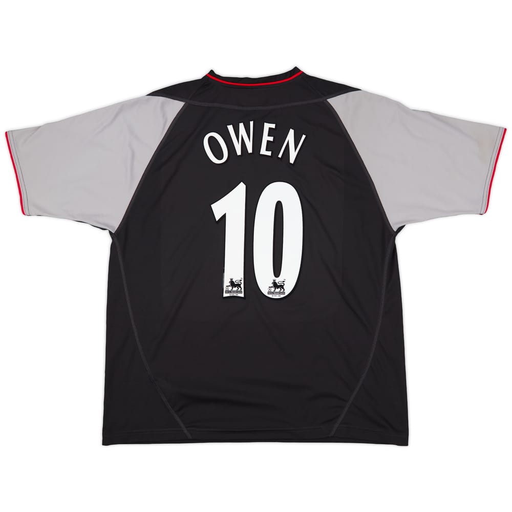 2002-04 Liverpool Away Shirt Owen #10 - 8/10 - (XL)