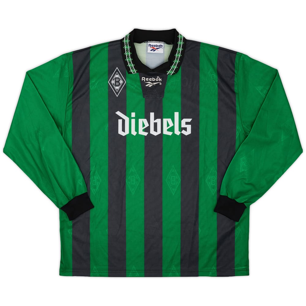 1995-96 Borussia Monchengladbach Away L/S Shirt - 8/10 - (XL)