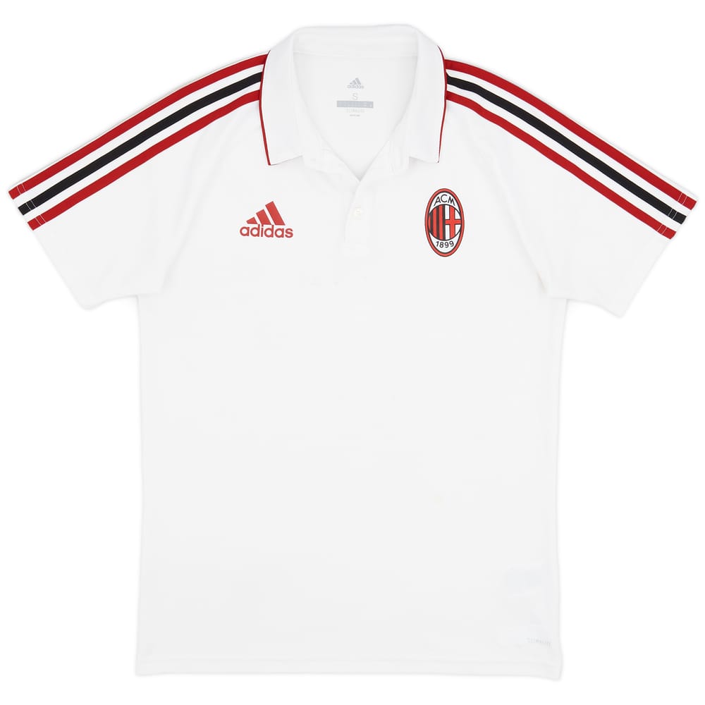 2017-18 AC Milan adidas Polo Shirt - 6/10 - (S)