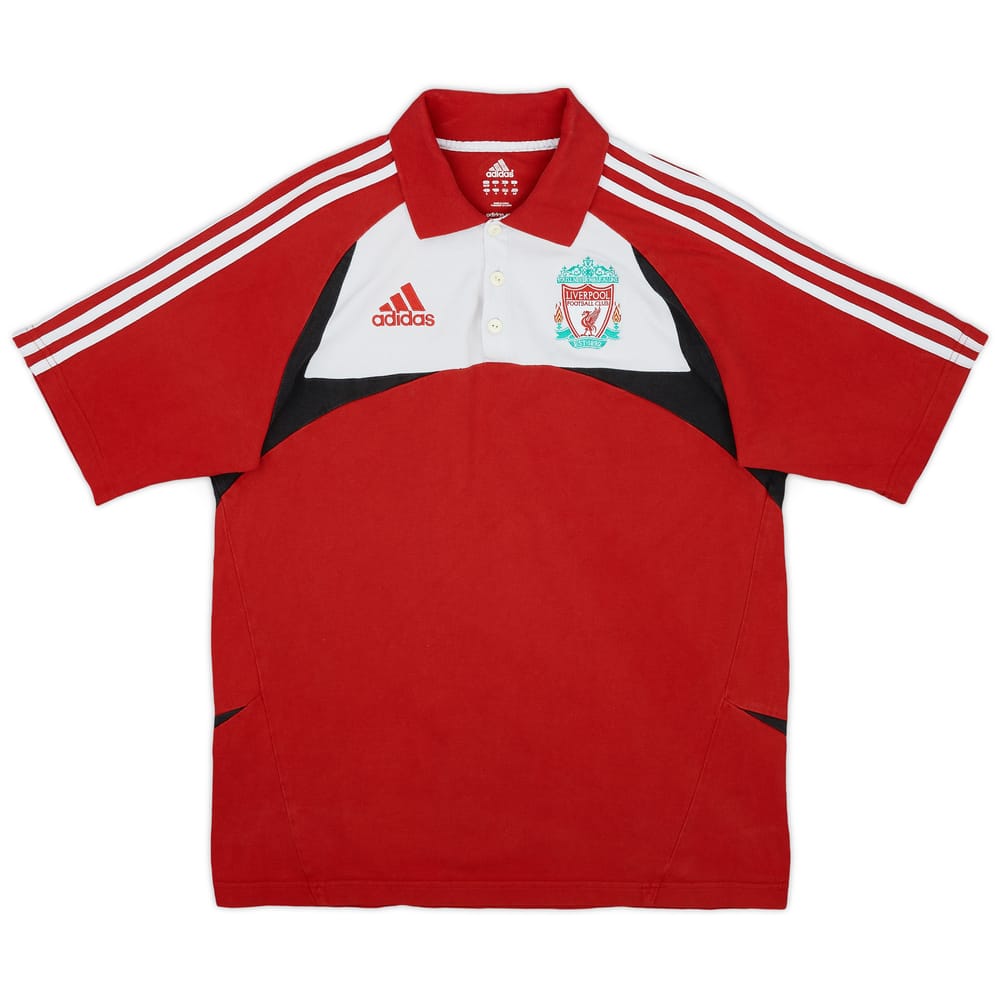 2007-08 Liverpool adidas Polo Shirt - 6/10 - (S)