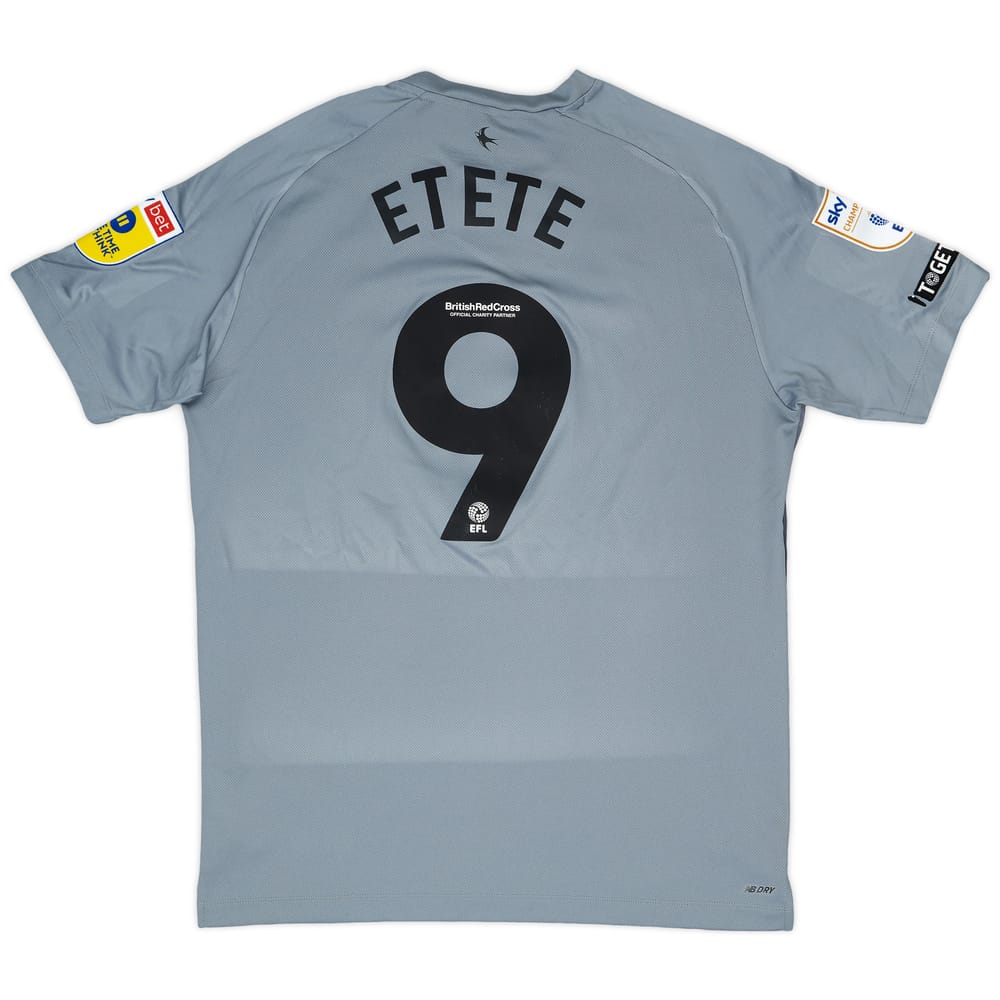 2022-23 Cardiff Match Issue Away Shirt Etete #9