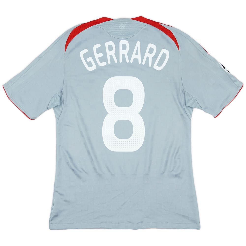 2008-09 Liverpool Away Shirt Gerrard #8 - 6/10 - (S)