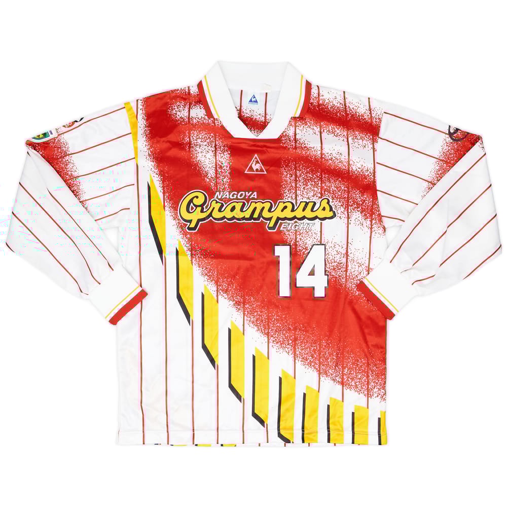 1996 Nagoya Grampus Eight Match Issue Emperor's Cup Away Shirt #14
