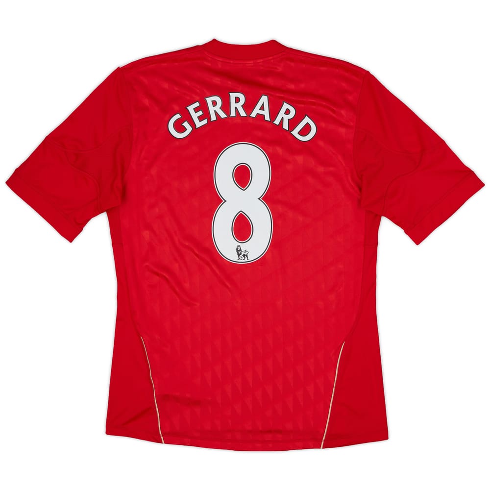 2010-12 Liverpool Home Shirt Gerrard #8 - 6/10 - (M)