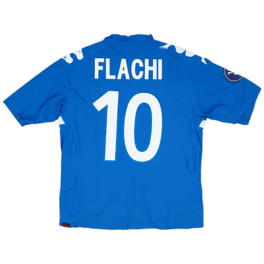2005-06 Sampdoria Match Issue UEFA Cup Home Shirt Flachi #10