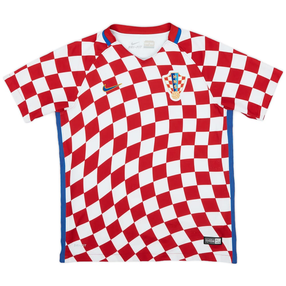 2016-18 Croatia Home Shirt - 8/10 - (L.Boys)