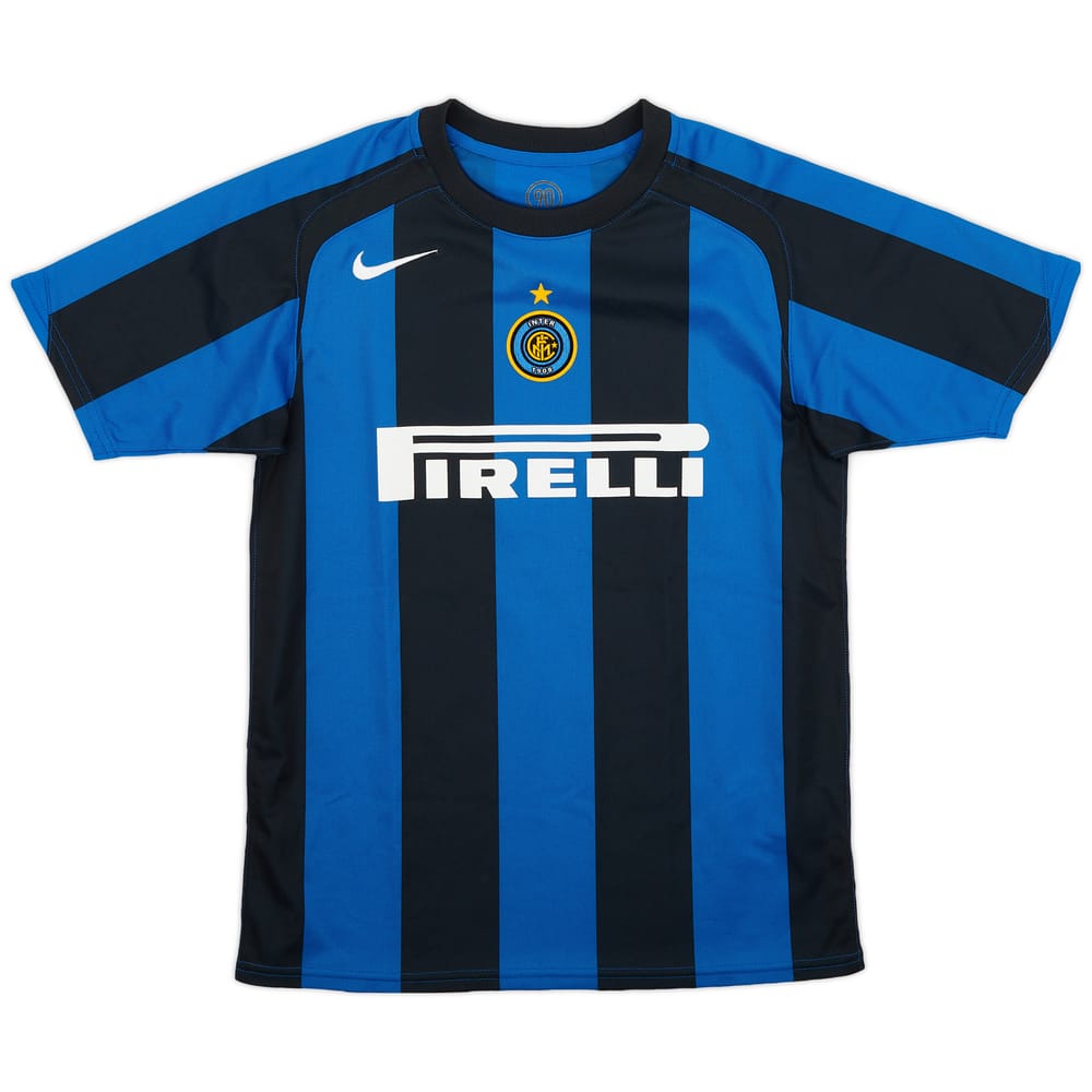 2005-06 Inter Milan Home Shirt - 9/10 - (L.Boys)